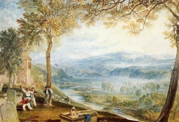 Joseph Mallord William Turner Painting - Kirby Londsale Churchyard Romantic Turner